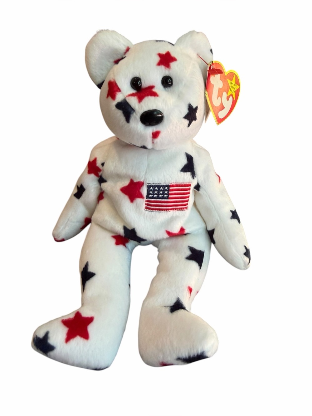 TY Beanie Baby Glory USA exclusive 1997 very rare errors red white blue 4188